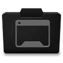 Black Grey Desktop Icon